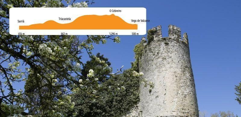 Día 5  Etapa 4 Vega de Valcarce - Sarria 47 km 