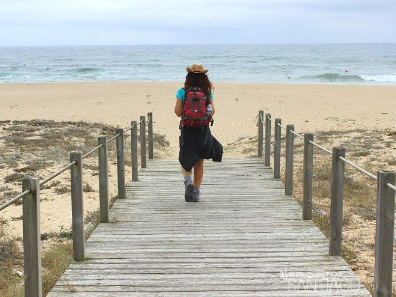 Acceso A Playa Del Camino Portugues