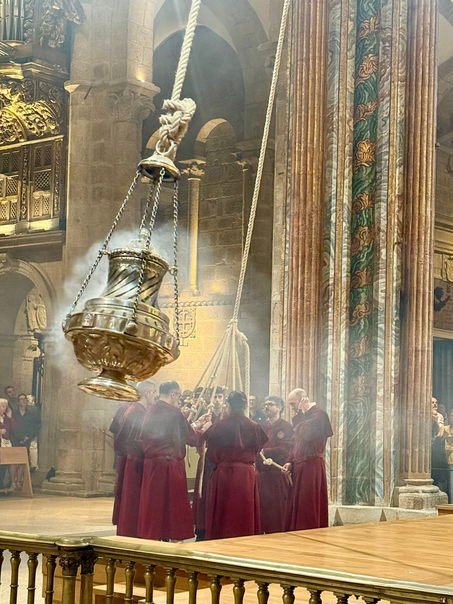 Botafumeiro At The Santiago De Compostela Cathedral