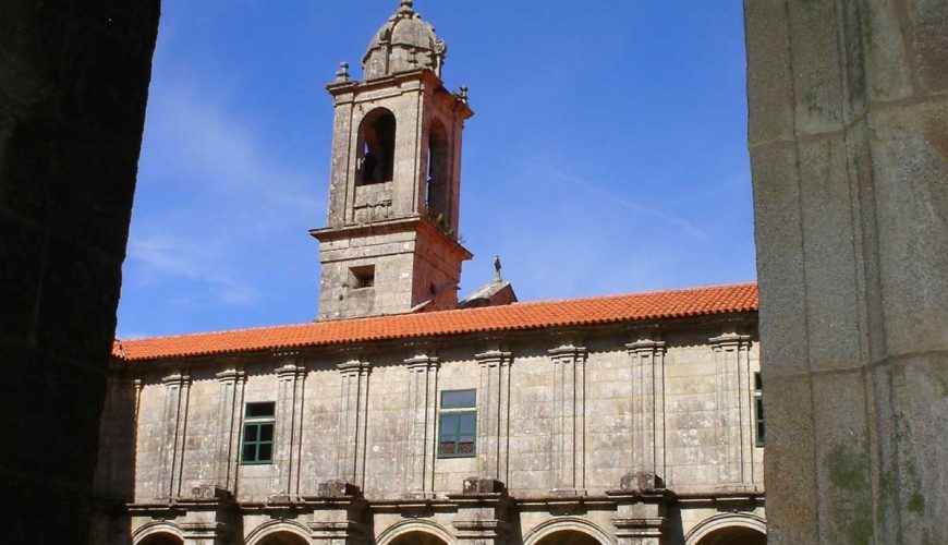 Kloosters Op De Camino De Santiago. Monasterio De Armenteira: Https://Www.monasteriodearmenteira.es/Leyenda-Historia-Arte/